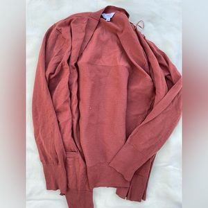 Burnt orange cardigan